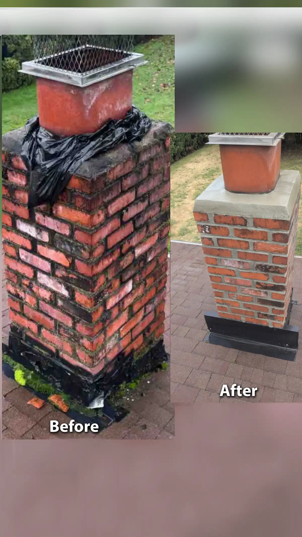 Chimney repair and rebuild by SL Masonry LLC
